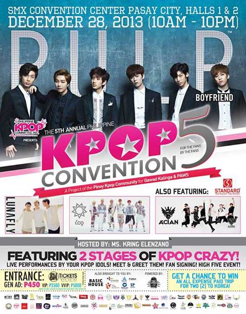 Philippine Kpop Convention 5 Philippine Concerts