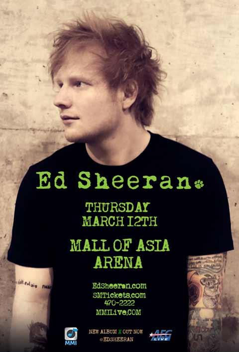 Ed Sheeran Live in Manila 2015 MOA Arena