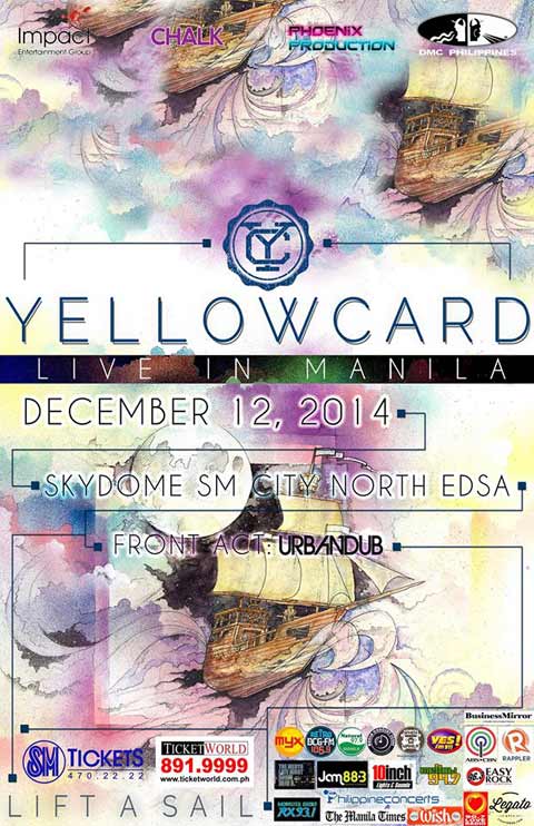 Yellowcard Live in Manila 2014 SM Skydome