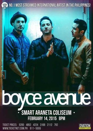 Boyce Avenue Live in Manila 2015
