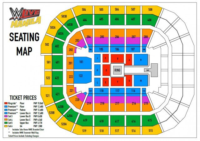 Moa Seating Chart