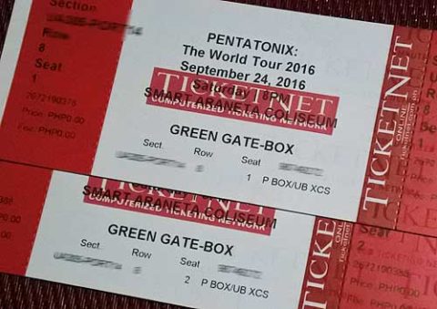 Pentatonix Live in Manila Ticket Promo