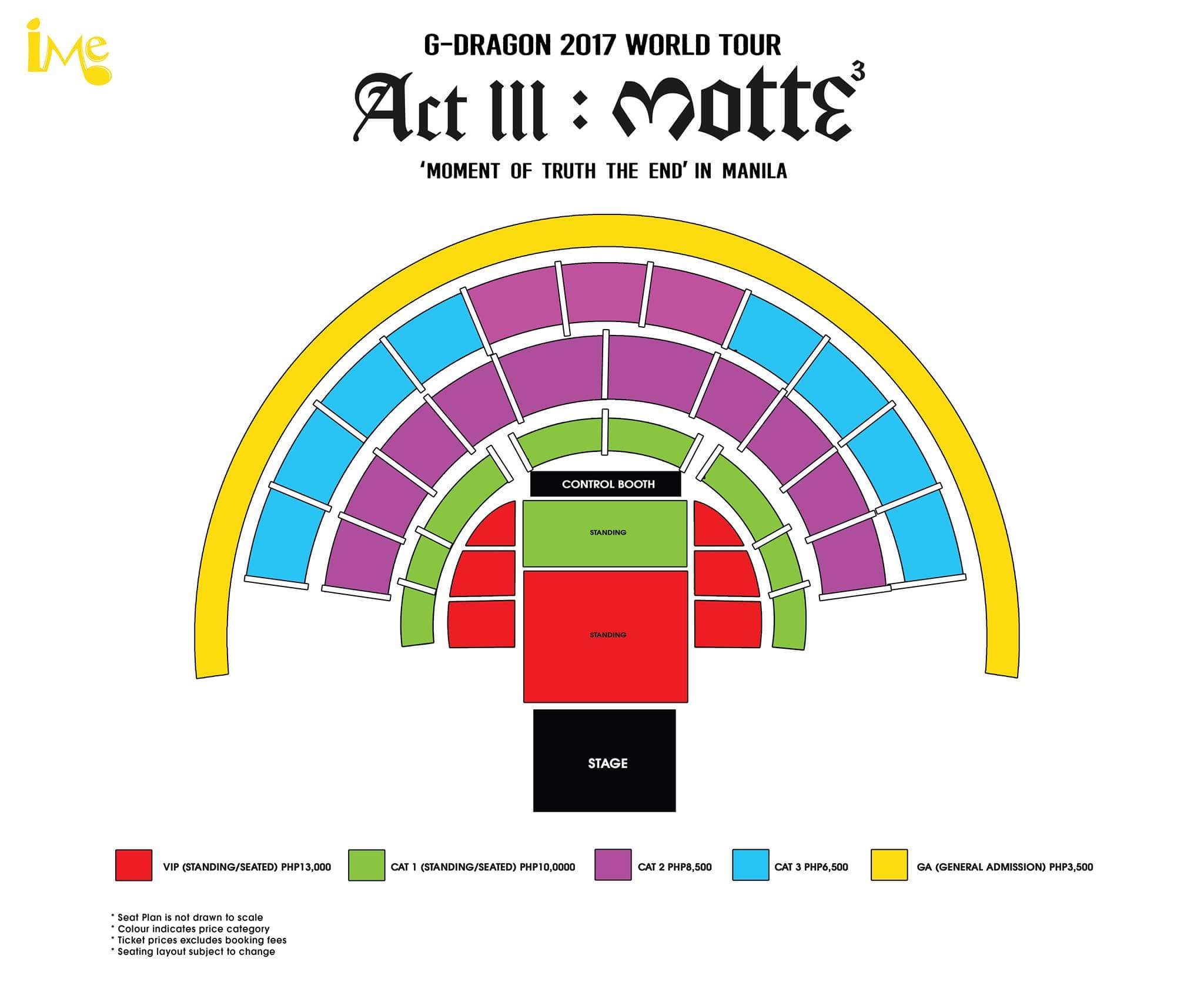 G Dragon Seating Chart