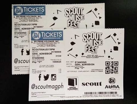 Scout Music Fest Ticket Promo