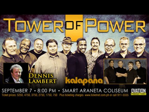 Tower of Power with Dennis Lambert and Kalapana Live in Manila