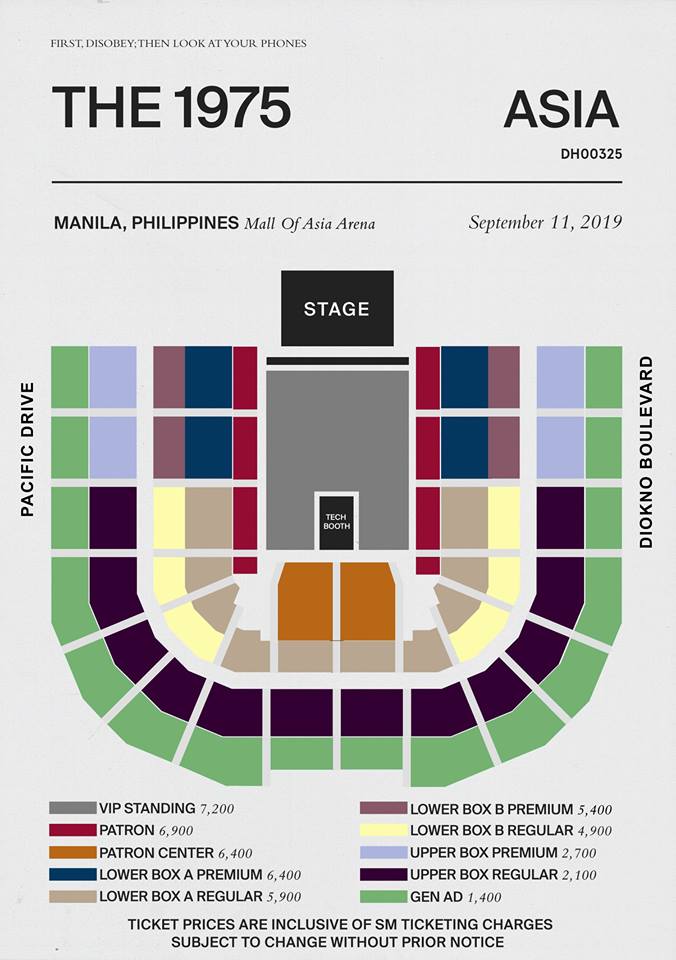 Moa Arena Seating Chart