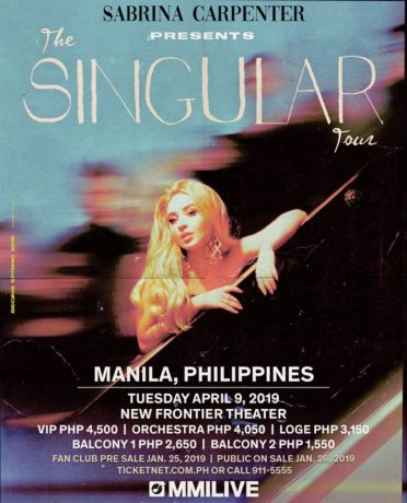 Sabrina Carpenter Live in Manila 2019