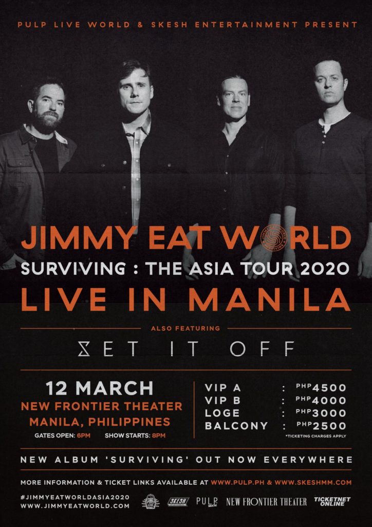 Jimmy Eat World Live in Manila 2020