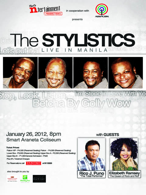 The Stylistics Live in Manila and Cebu