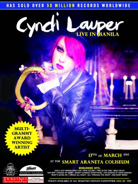 Cyndi Lauper Live in Manila