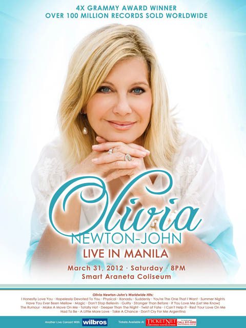 Olivia Newton-John Live in Manila 2012