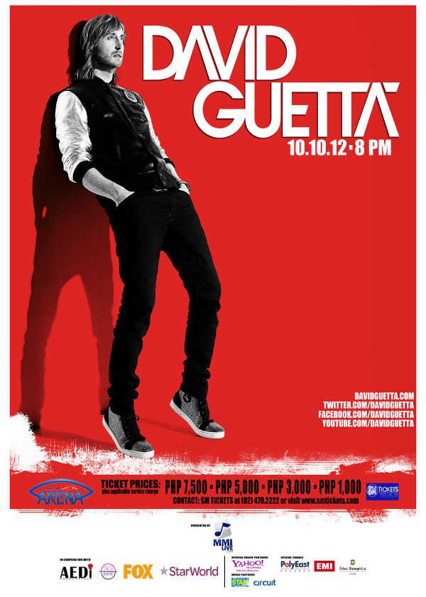 David Guetta live in Manila