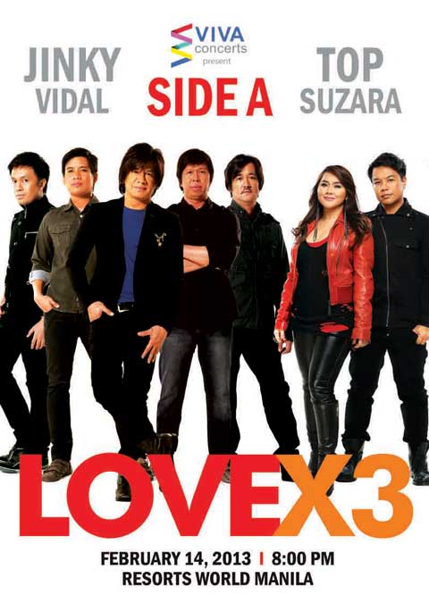Love X3 – Side A, Jinky Vidal, Top Suzara Valentine’s Day Concert