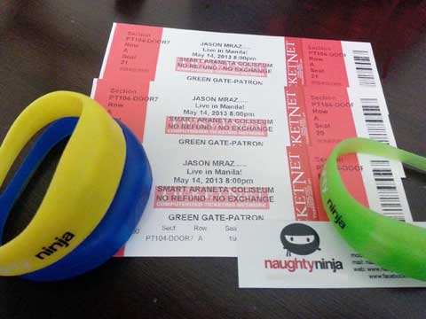 Free Jason Mraz Live in Manila Tickets