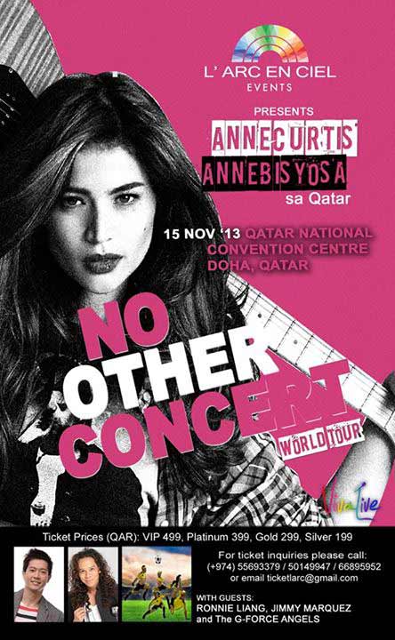 Anne Curtis Annebisyosa Concert Live in Qatar