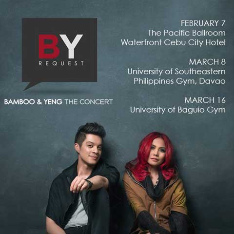 BY Request: Bamboo and Yeng Constantino Concert in Cebu, Davao and Baguio