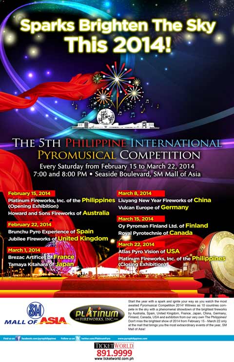 Philippine International Pyromusical Competition 2014