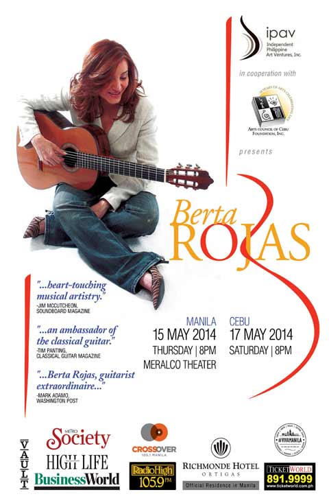 Berta Rojas Live in Manila and Cebu 2014
