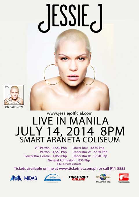 Jessie J Live in Manila on July 14, 2014