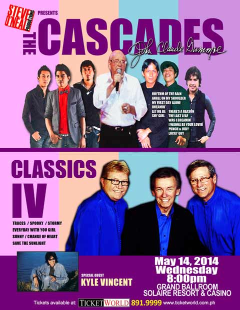 The Cascades and the Classics IV Live in Manila 2014