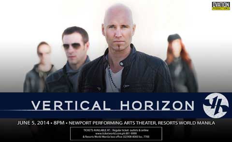 Vertical Horizon Live in Manila on June 5, 2014