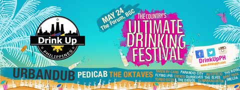 Urbandub, Pedicab and The Oktaves to perform at Drink Up Philippines