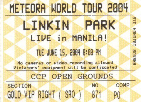 Linkin Park Live in Manila 2004