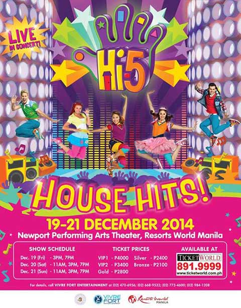 Hi-5 House Hits Live in Manila