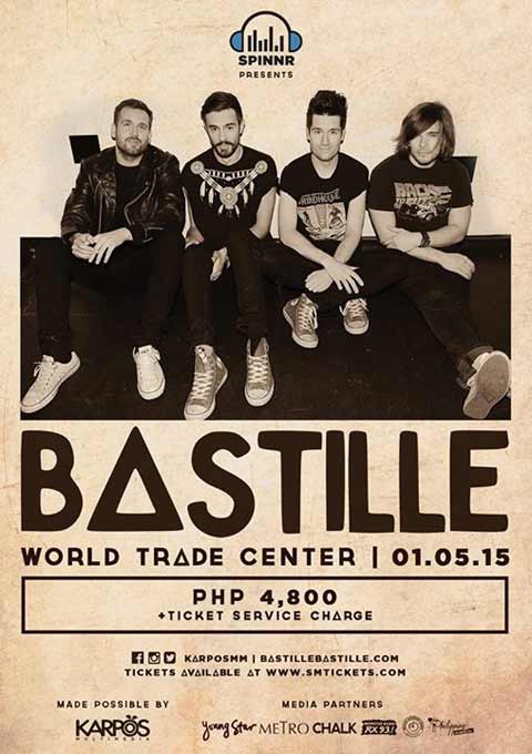Bastille Live in Manila 2015