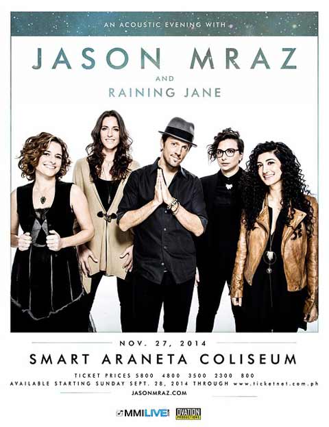 Jason Mraz Live in Manila 2014
