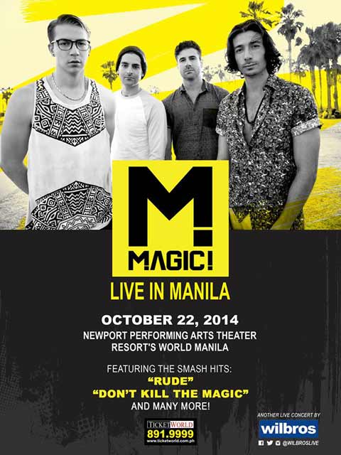 Magic! Live in Manila 2014