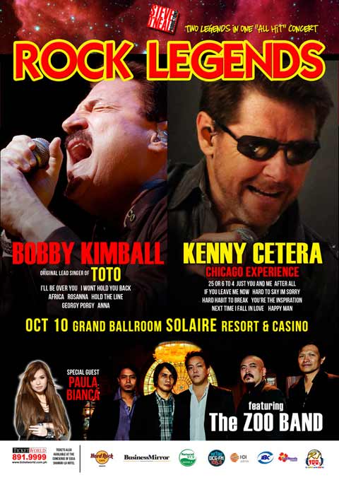 Rock Legends – Bobby Kimball and Kenny Cetera Live in Manila