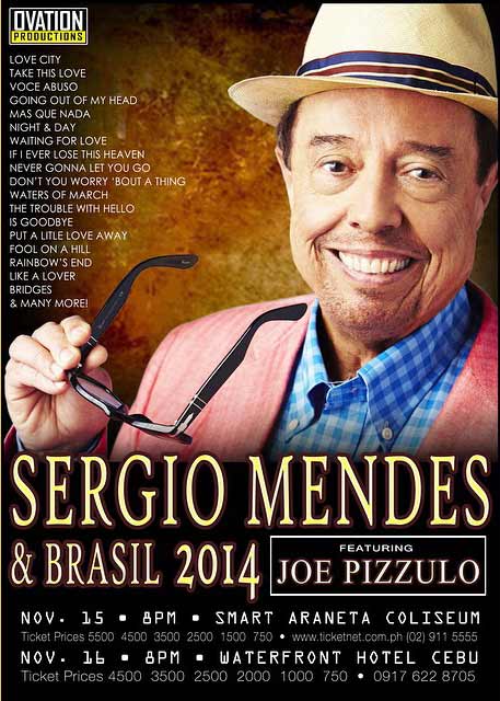 Sergio Mendes and Brasil Live in Manila 2014