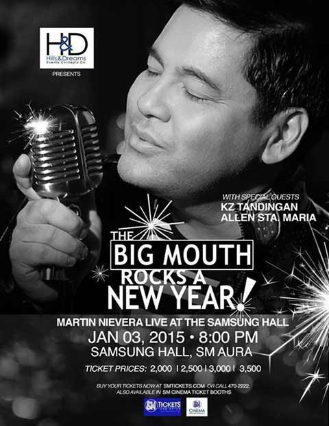 Martin Nievera The Big Mouth Rocks the New Year!