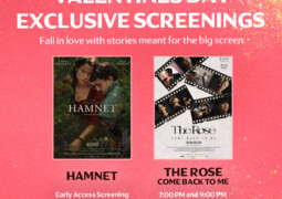 Love is on the Big Screen with Ayala Malls Cinemas, Featuring Two Special Valentine’s Screenings!