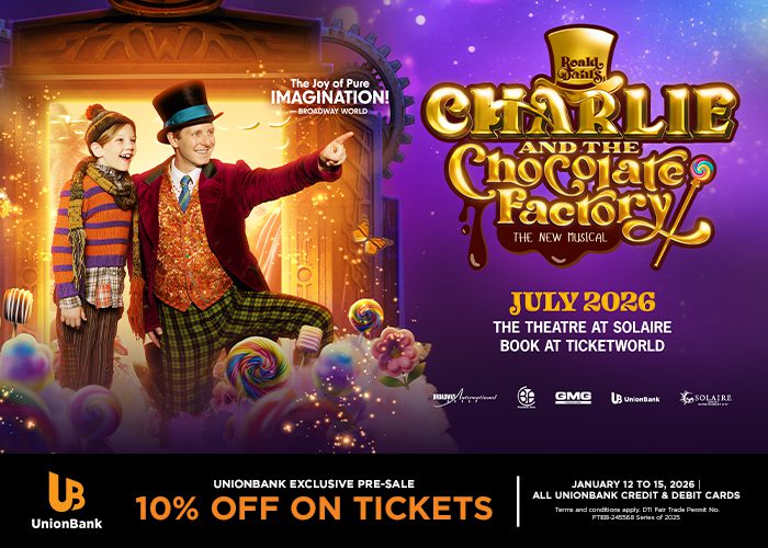 UnionBank Starts the Year with a Golden Ticket: Cardholders Get First Access to Charlie and the Chocolate Factory The Musical!