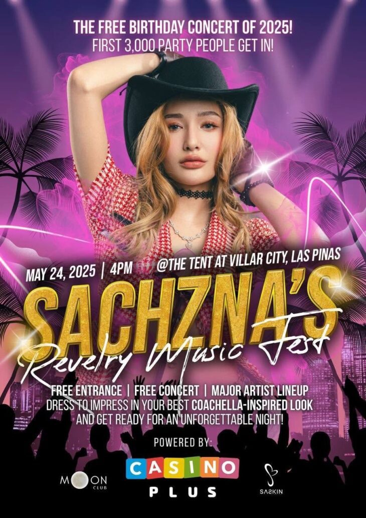 Sachzna Laparan to mark 27th birthday with ‘Revelry Music Fest’