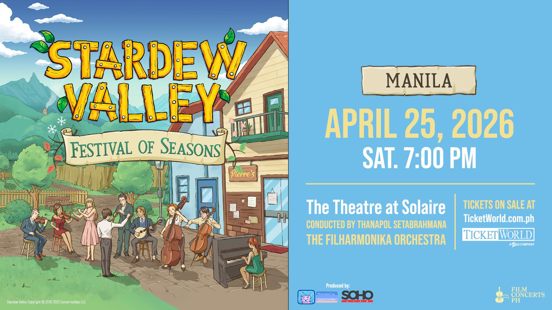 Film Concerts PH presents Stardew Valley: Festival of Seasons, coming in 2026