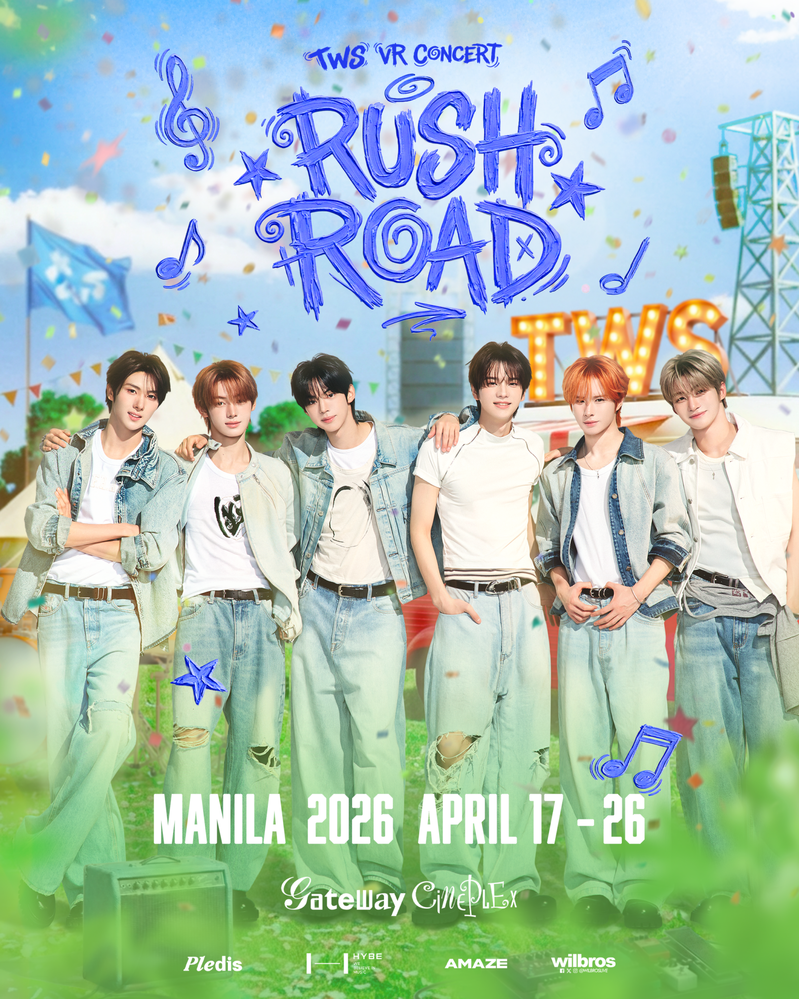 TWS VR CONCERT : RUSH ROAD MUST-SEE VR EXPERIENCE FOR PH FANS FROM 17 APRIL TO 26 APRIL 2026 ONLY!