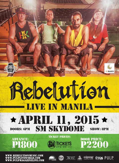 Rebelution Live in Manila 2015