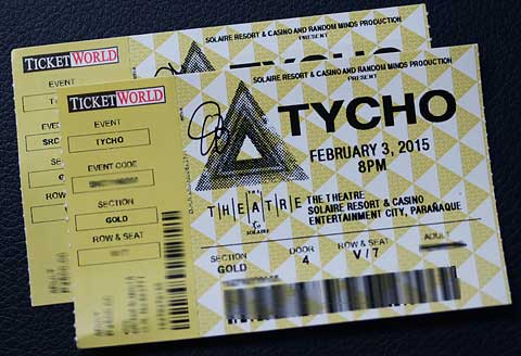 Win Tickets to watch Tycho Live at Solaire Resort