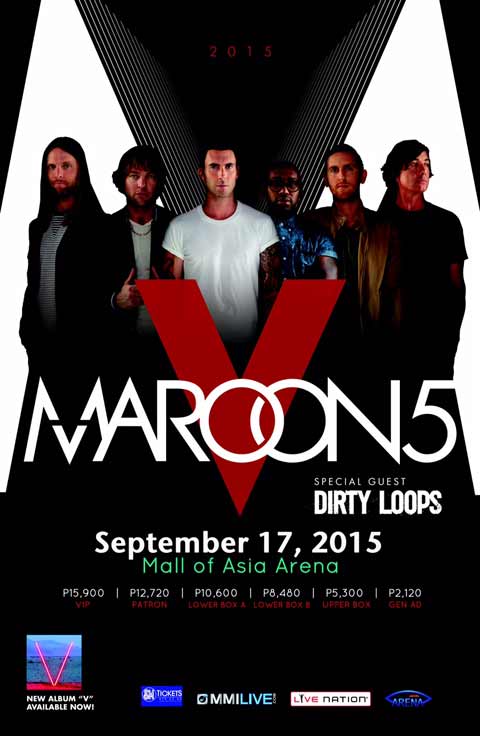 Maroon 5 Live in Manila 2015