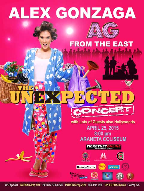 Alex Gonzaga – AG from the East; The Unexpected Concert