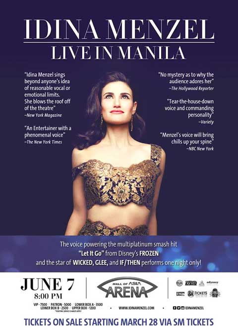 Idina Menzel Live in Manila 2015