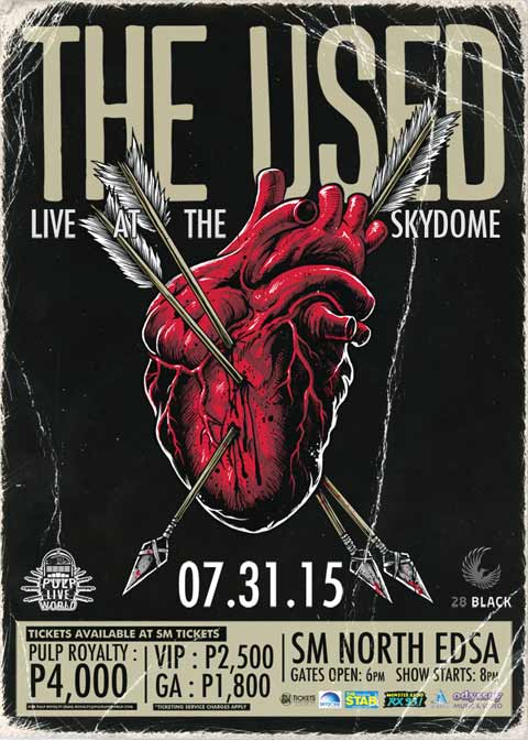 The Used Live in Manila 2015