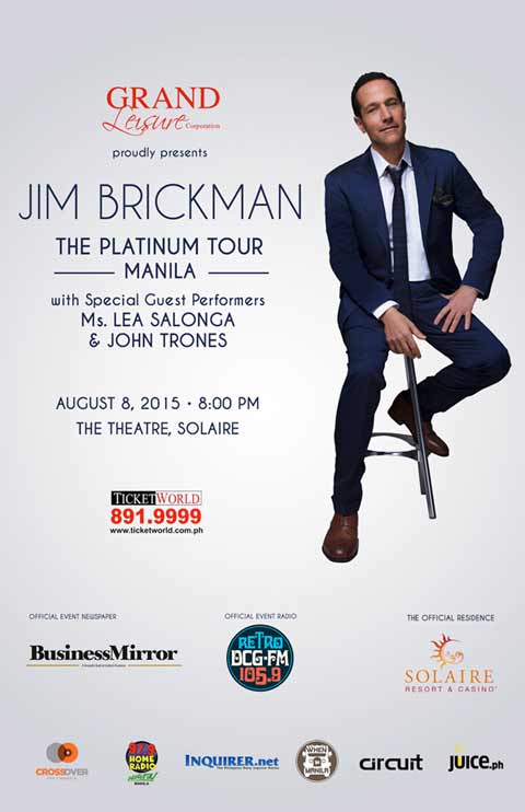 Jim Brickman Live in Manila 2015 Cancelled