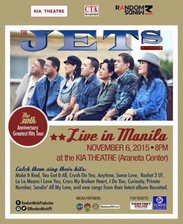 The Jets Live in Manila and Cebu 2015
