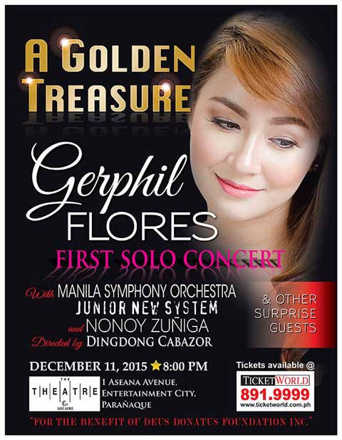 Gerphil Flores First Solo Concert