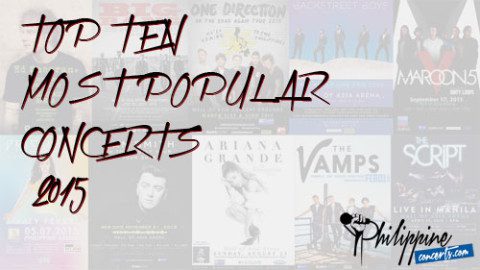 Top Ten Most Popular Concerts in 2015