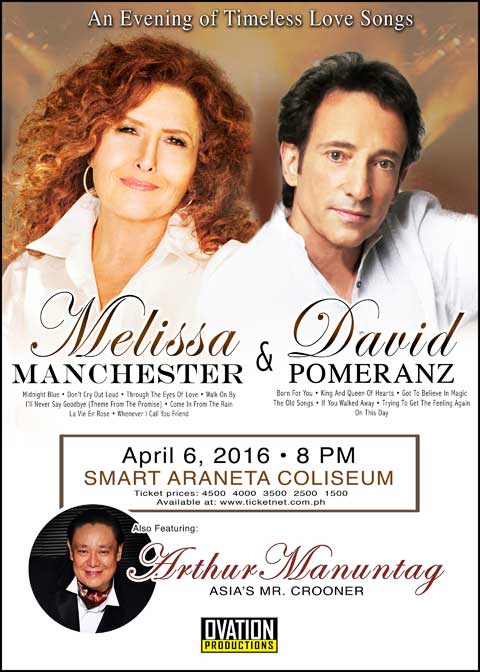 An Evening of Timeless Love Songs with Melissa Manchester and David Pomeranz